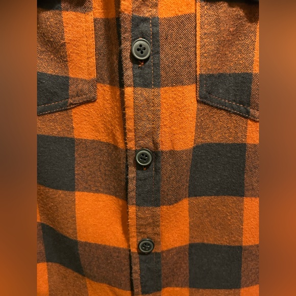 Cactus Man Ricky Singh Red Plaid Flannel Hoodie - Size S - Picture 3 of 9